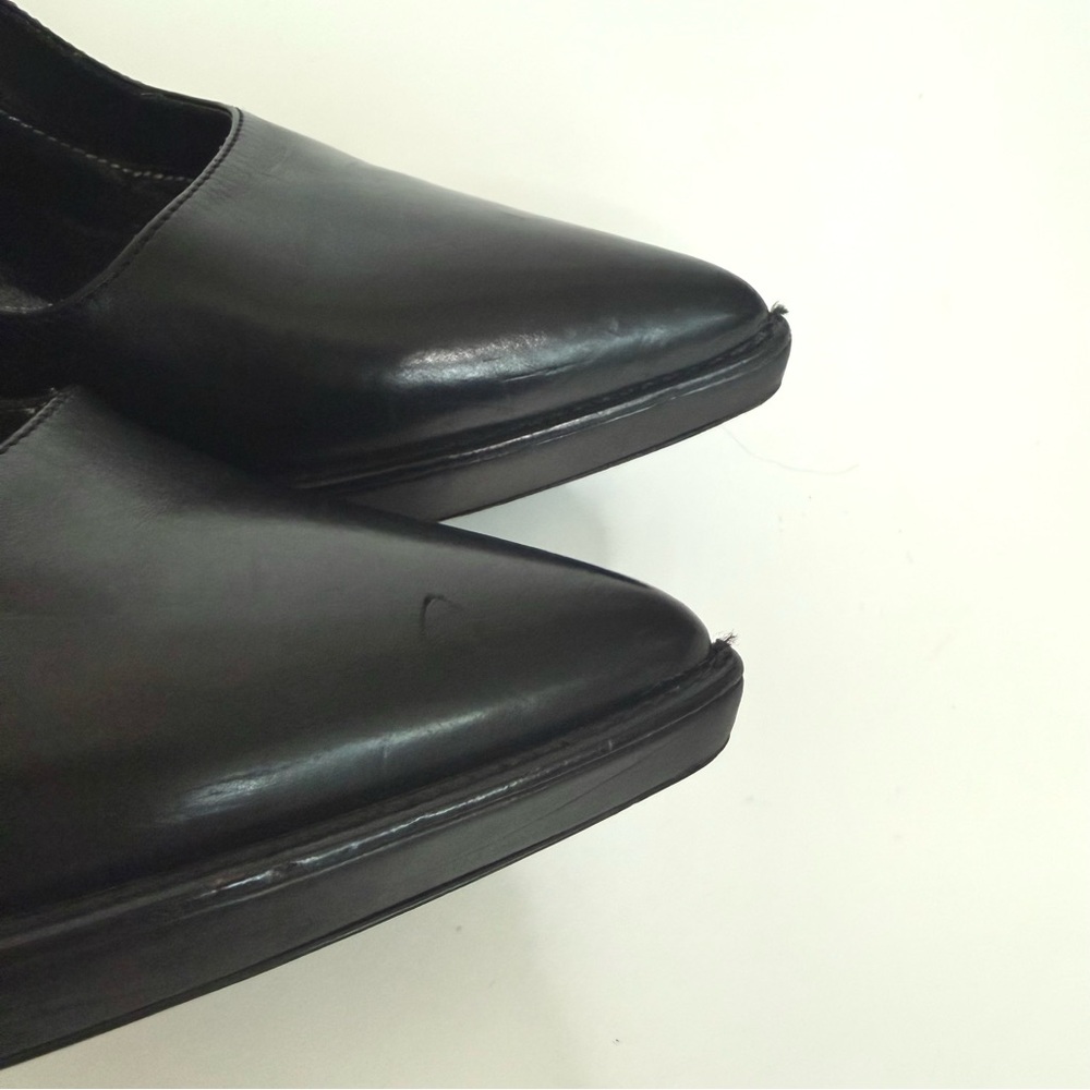 Prada Black Pointed Toe Platform Heels 37.5 - Picture 8 of 11